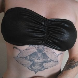 Iridescent Black Bandeau Top PINK Victorias Secret